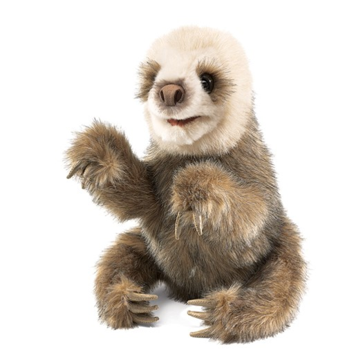 FOLKMANIS Baby Sloth Puppet