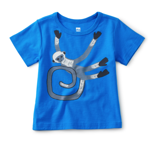 Tea Cheeky Monkey Baby Graphic Tee