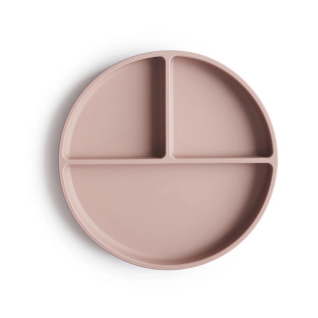MUSHIE SILICONE SUCTION PLATE-BLUSH