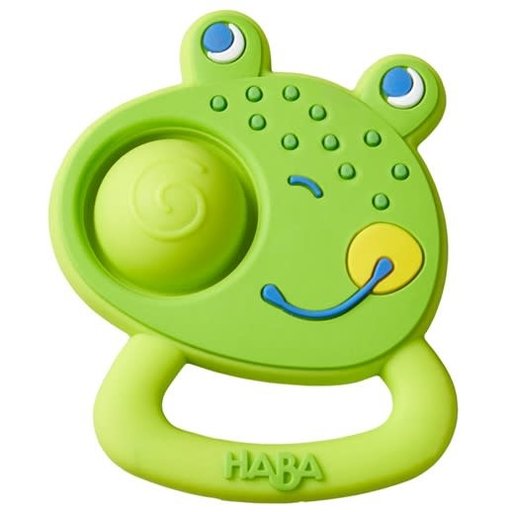Haba Popping Frog Silicone Teething Toy