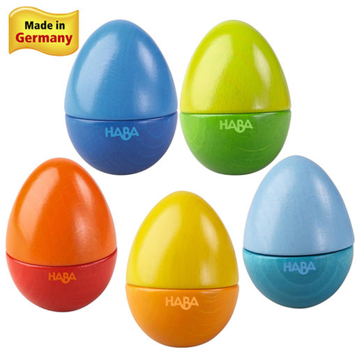 Haba Fun with Sounds Wooden Eggs