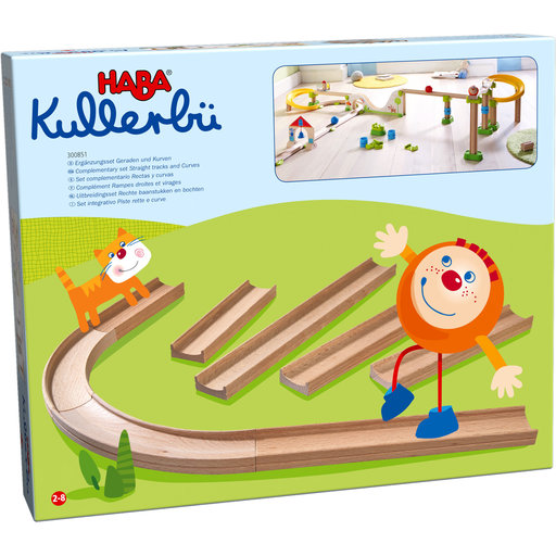 HABA Kullerbu Straight And Curves Track Expansion Set