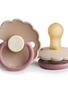 Mushie Frigg Daisy Natural Rubber Pacifier-Colorblock