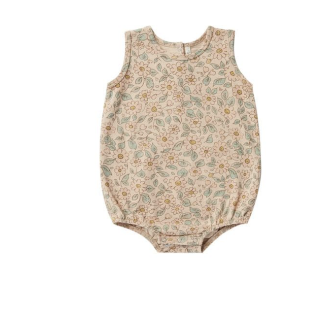 RYLEE AND CRU BUBBLE ROMPER IN BLUSH FLORAL