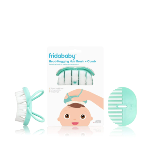 FridaBaby Baby Head-Hugging Hairbrush And Styling Comb