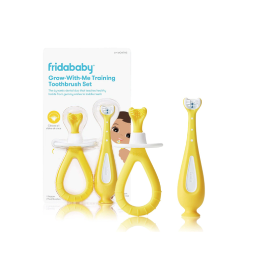 FRIDABABY GROW - WITH - ME TRAINING TOOTHBRUSH SET