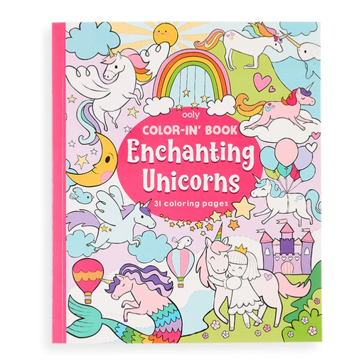 Only Enchanting Unicorns Coloring Book