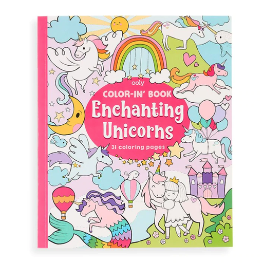 OOLY Enchanting Unicorns Coloring Book