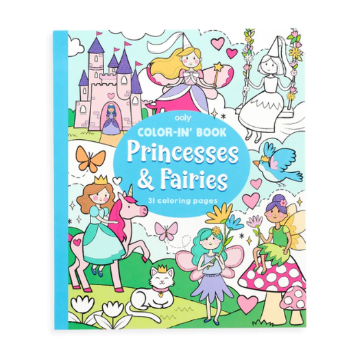 OOLY Princess And Fairies Coloring Book