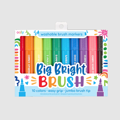 OOLY Big Bright Brush Markers