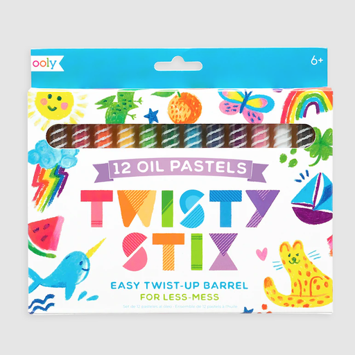 OOLY Twisty Stix Oil Pastels - Set Of 12