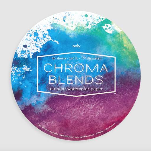 Only Chroma Blends Circular Watercolor Paper
