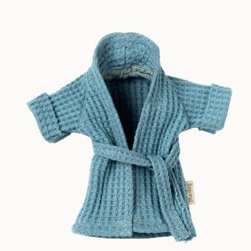 Maileg Bathrobe - Dusty Blue