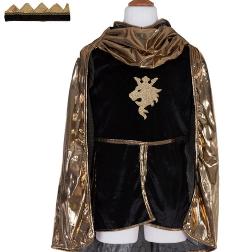 GREAT PRETENDERS Gold Knight Tunic With Cape & Crown