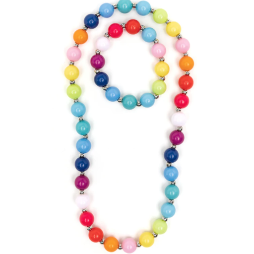 Great Pretenders Beaded Bubblegum Necklace/Bracelet Set