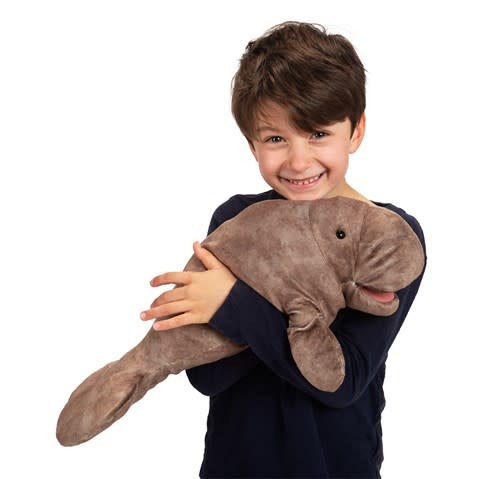 Cuddle with a Folkmanis Manatee Puppet Get Yours Now Bellaboo