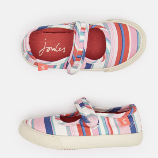 Funday Canvas Strap Canvas Sneakers - Pink Stripe Size 11