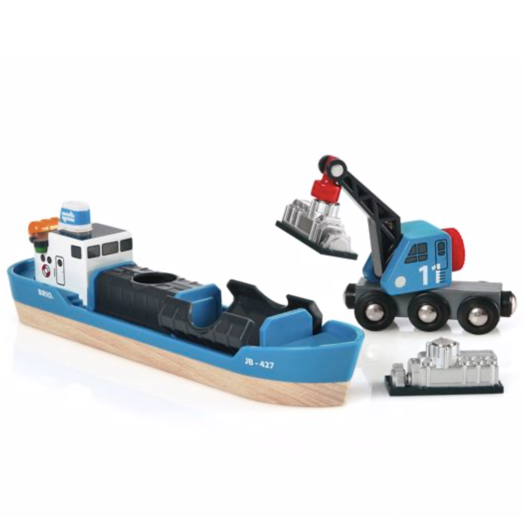 Brio Freight Ship & Crane