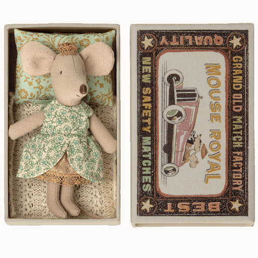 MAILEG Princess Mouse, Little Sister In Matchbox