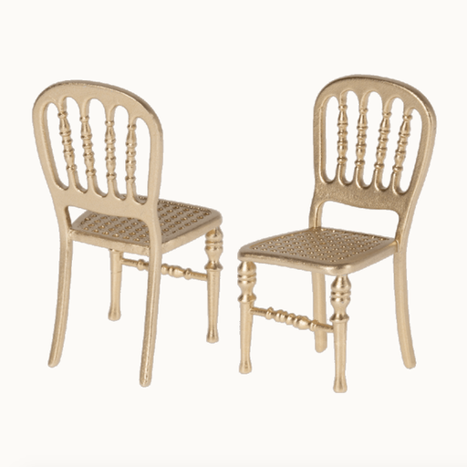 MAILEG Chair, Mouse - Gold