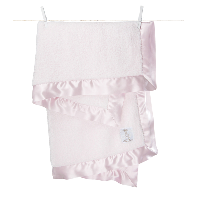 Little giraffe chenille satin blanket sale