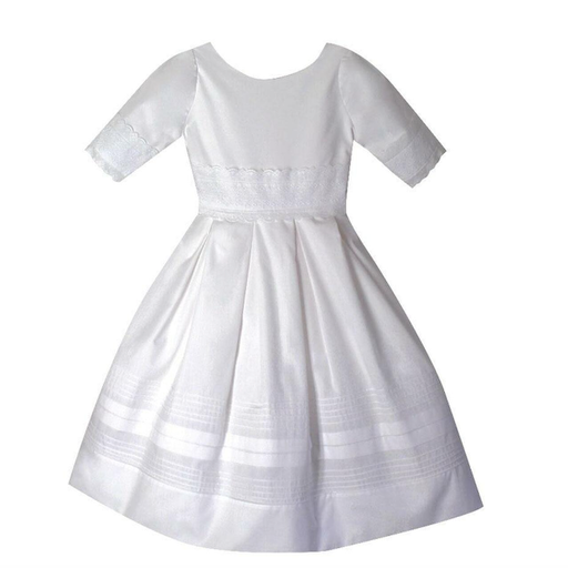 ISABEL GARRETON Glory Mid-Calf Cotton And White Lace Dress  Size 7