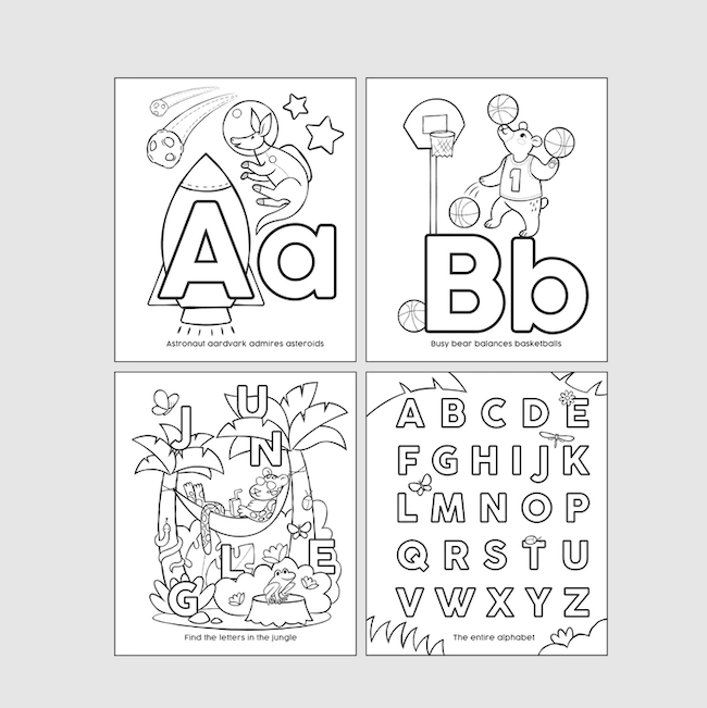 OOLY ABC: Amazing Animals Toddler Color - In' Book