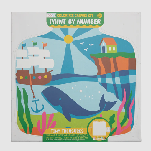 Only Colorific Canvas Paint By Number Kit - Tiny Treasures