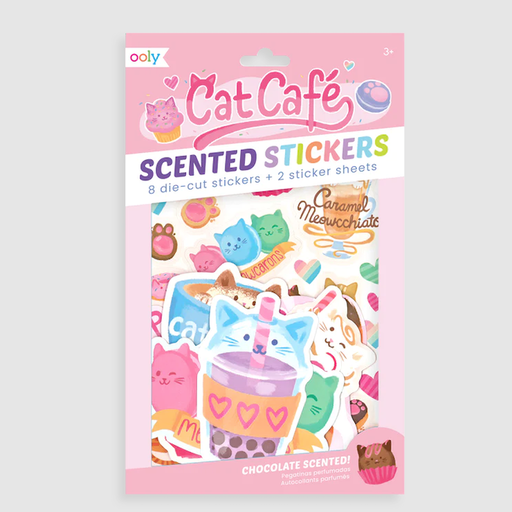 Only Cat Cafe Scented Scratch Stickers