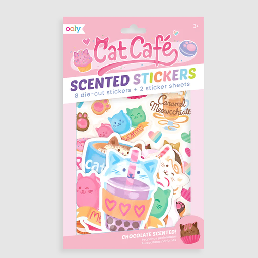 OOLY Cat Cafe Scented Scratch Stickers