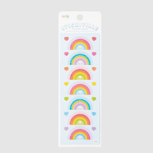 OOLY Stickiville Rainbow Love Holographic Stickers