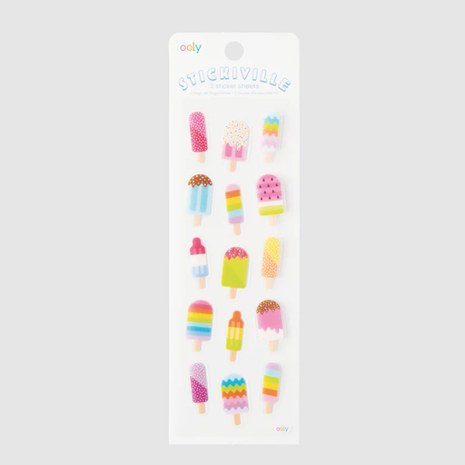 OOLY Stickiville Skinny Ice Pops Stickers