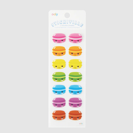 Only Stickiville Happy Macarons Sticker