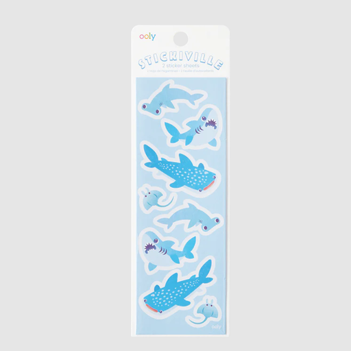 OOLY Stickiville Sharks And Rays Stickers