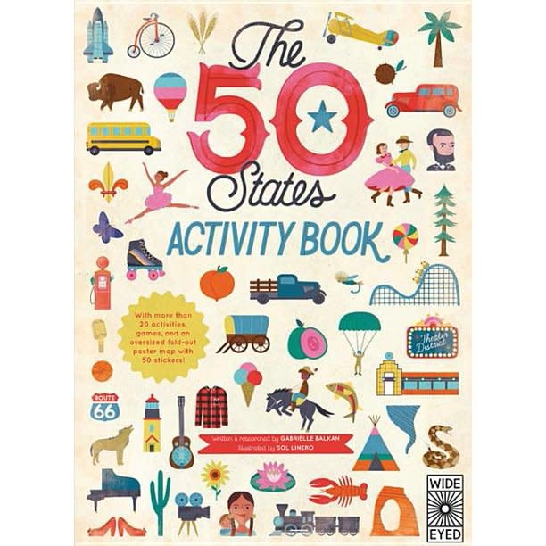 HACHETTE MUDPUPPY 50 STATES: ACTIVITY BOOK - MAPS OF THE 50 STATES