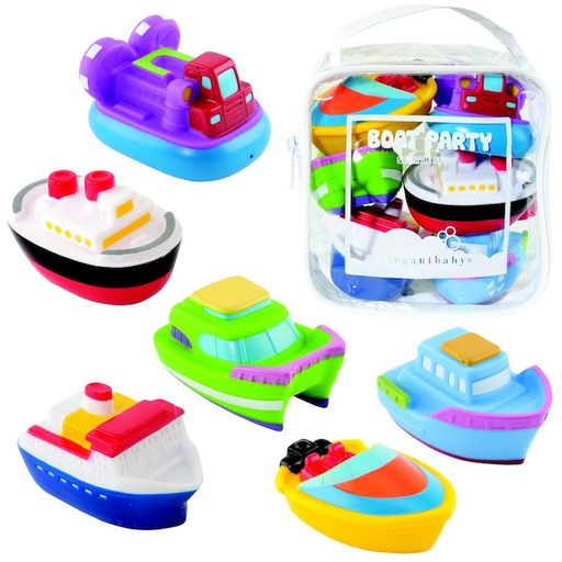 Elegant Baby Boat Party Squirtie Baby Bath Toy