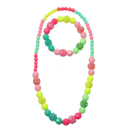Great Pretenders Vividly Vibrant Necklace And Bracelet Set