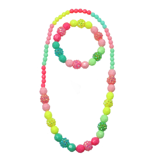 GREAT PRETENDERS Vividly Vibrant Necklace And Bracelet Set