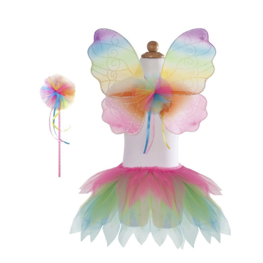 GREAT PRETENDERS Neon Rainbow Skirt, Wings And Wand
