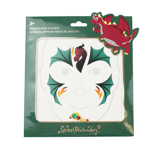Great Pretenders Dinosaur Face Stickers