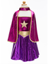 Great Pretenders Superhero Star Dress, Cape And Headband Size 5-6