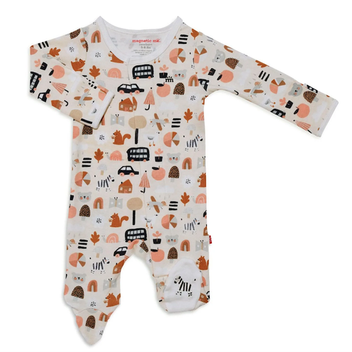MAGNETIC ME Variety Society Organic Cotton Footie