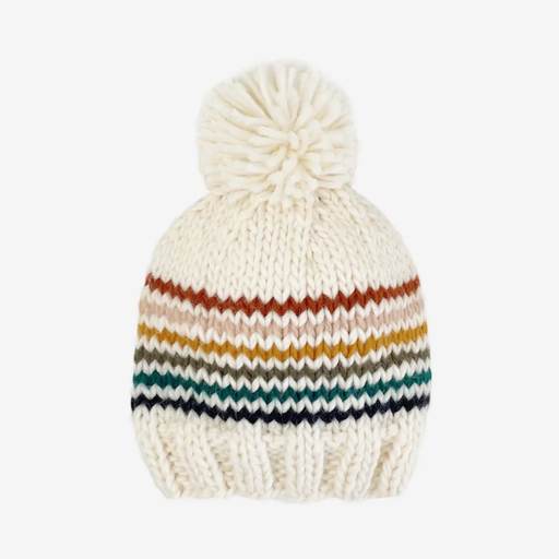 THE BLUEBERRY HILL Rainbow Stripe Hat - Retro