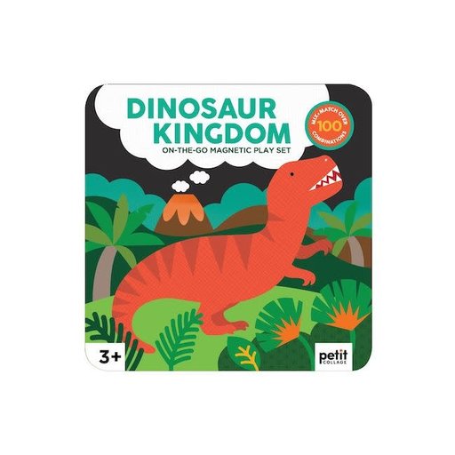 HACHETTE MUDPUPPY Dinosaur Kingdom Magnetic Play Set