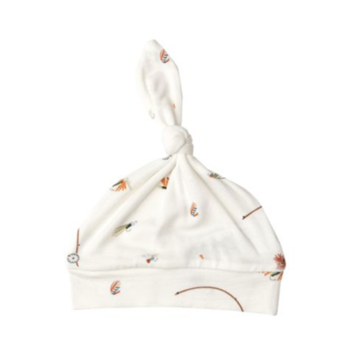 ANGEL DEAR FLY FISHING KNOTTED HAT 0-3M