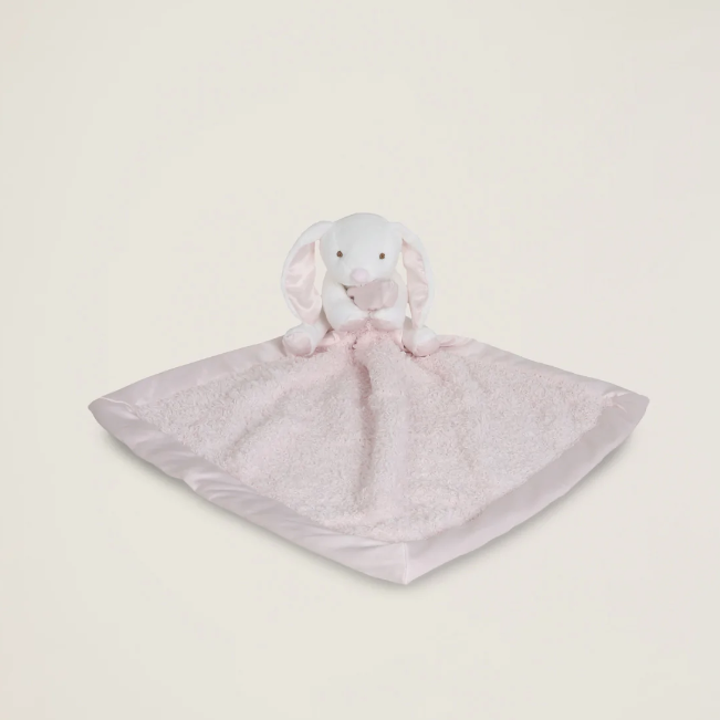 BAREFOOT DREAMS Cozy Chic Barefoot Buddie Pink Bunny