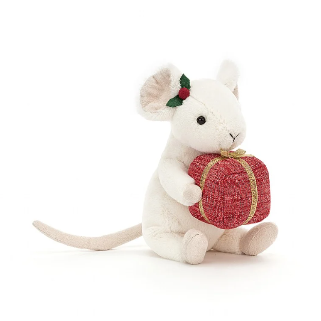 JELLYCAT Merry Mouse Present