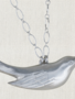 Swoon Mama Bird Necklace 17” Sterling Silver Necklace