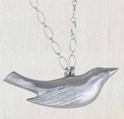Zues Silver Bird Necklace-Bluebird Designs features sterling silver enamel  jewelry including enamel earrings and bluebird necklace designs- silver and  enamel jewelry