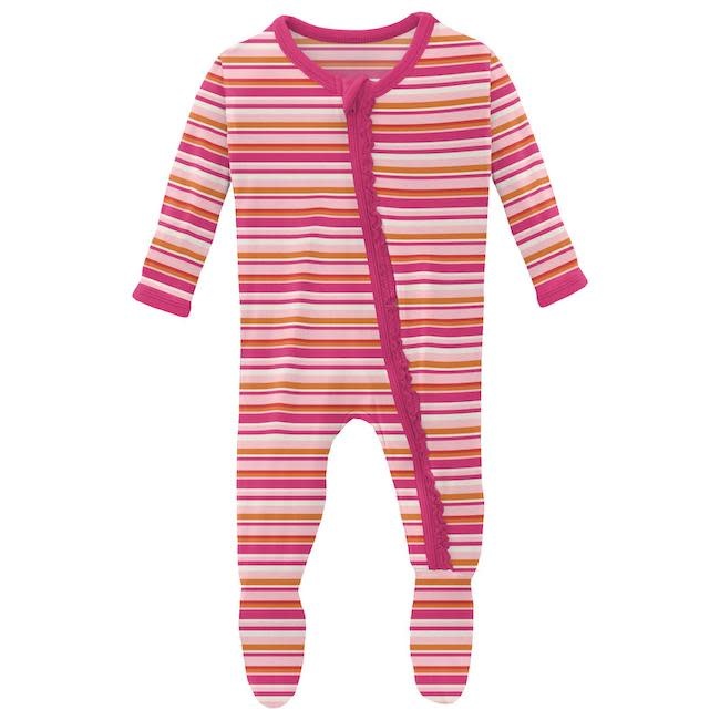 Ruffle footie pajamas sales